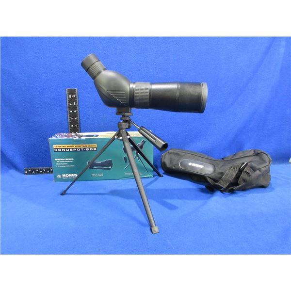 NEW - Konus 15-45x60 Zoom Magnification Spotting Scope