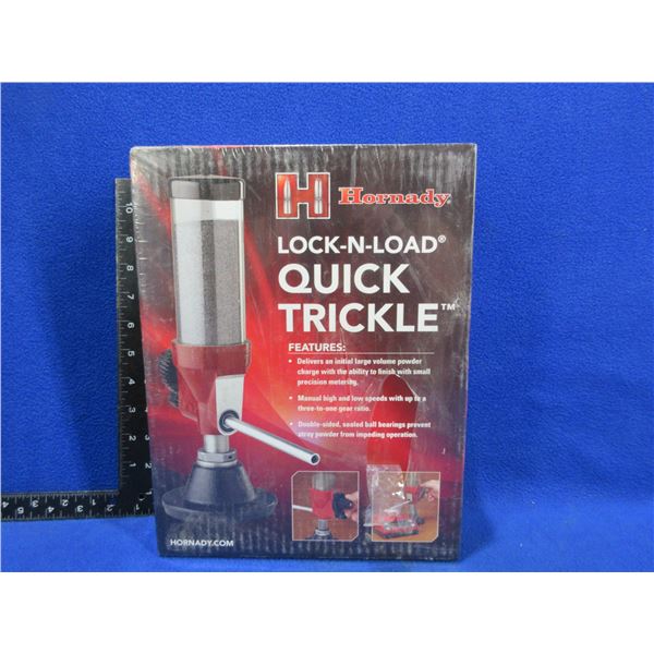 NEW - Hornady Lock-N-Load Quick Trickle Powder Trickler