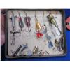 Image 2 : 4 Vintage French Wood Fishing Line Spools and French Fishing Lures