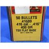 Image 2 : 416 Cal. .416" 400gr TSX Flat Base Barnes Bullets - Box of 50