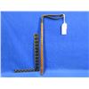 Image 1 : Leather Swagger Stick - Military/RCMP Officer - 23 1/4" Total Length
