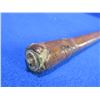 Image 2 : Leather Swagger Stick - Military/RCMP Officer - 23 1/4" Total Length