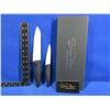 Image 1 : NEW - Stone River Ceramics White Ceramic Santuko/Paring Knife Set