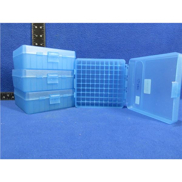 4 Empty Cytac Plastic Ammo Cases - 357 Mag/38 Spl
