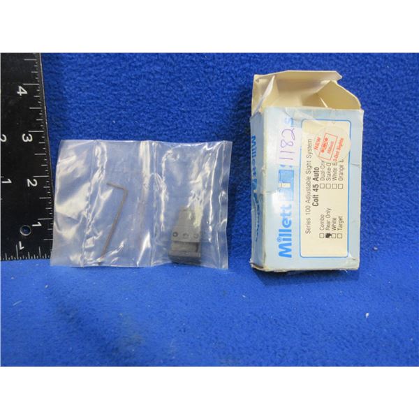 Millet Colt 45 Auto Rear Sight - Series 100 Adjustable Sight
