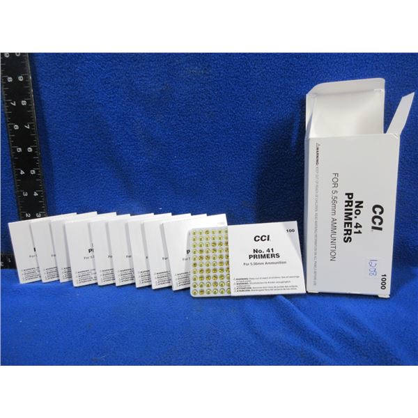 CCI No. 41 Primers for 5.56 Ammunition (Pick Up or Ship by UPS Only)