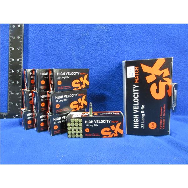 22 LR HV Match SK Cartridges (Pick Up or Ship by UPS Only)