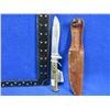 Image 2 : Puma Jagdnicker Fixed Blade Knife with Stag Handle - 4 1/2" Blade