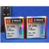 Image 2 : 22 Cal. 50gr V-Max Hornady Bullets - 2 Sealed Boxes of 100