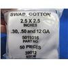 Image 2 : NEW - Cotton Swabs - 2.5" x 2.5" - 6 Packs of 50