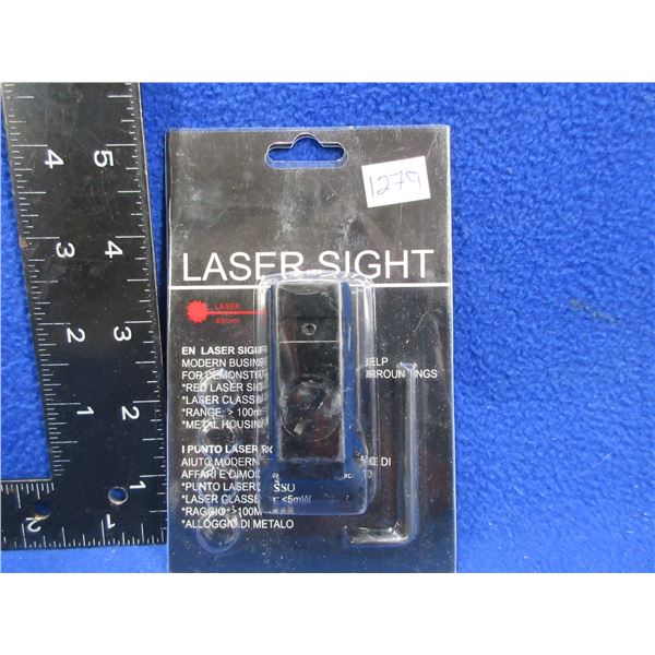 NEW - EN Red Laser Sight - Range: > 100M, Metal Housing