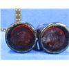 Image 2 : 2 Vintage Amber Glass Orange Crush Bottles - Circa 1940's/1950's