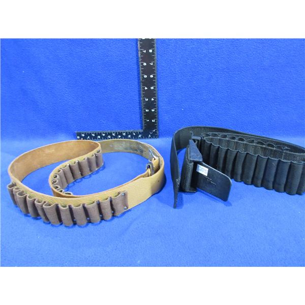 2 Ammo Belts - Leather Edwards Day 36-40 & Uncle Mike's