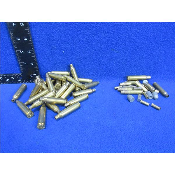 Brass Only - 22-250 Rem. Unprimed - Bag of 29, Mixed Brass - Bag of 18