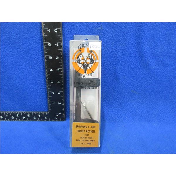 NEW - DNZ Products Game Reaper 1" Rings & Base - Browning A-Bolt SA High