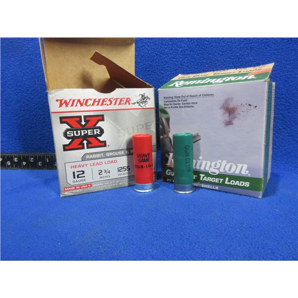 12 Ga. 2 3/4" Remington & Winchester (Pick Up or Ship by UPS Only)