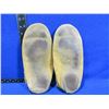Image 2 : Native American Leather Mocassin Slippers - Sole Approx. 10" On Outside