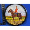 Image 1 : Vintage RCMP Serving Platter - Mountie on Horse by Banks