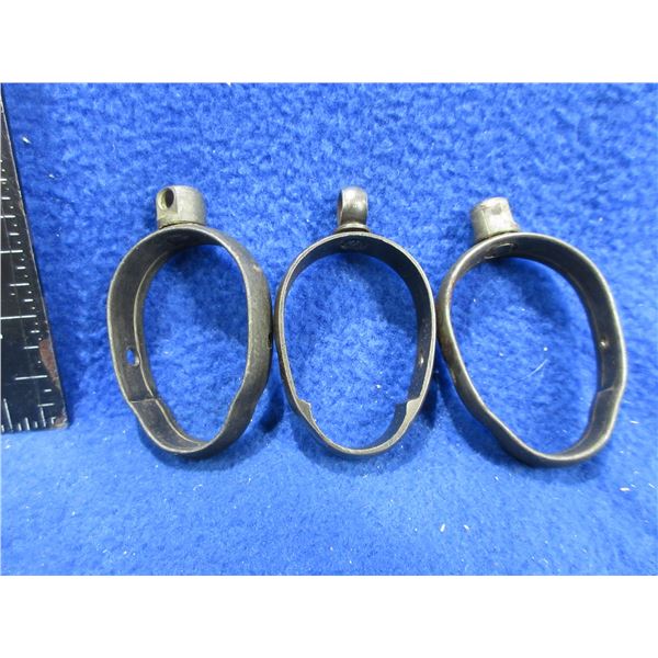 3 Rear Barrel Bands with Sling Attachments - Appear to be Winchester or Marlin