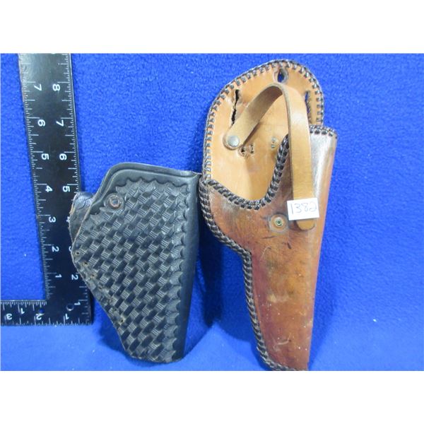 2 Leather Holsters - Right Hand