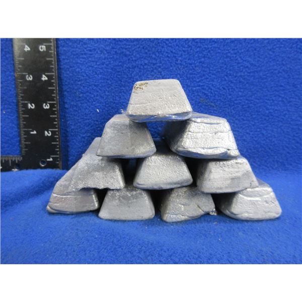 Lead Ingots - Approx. 11 Lbs