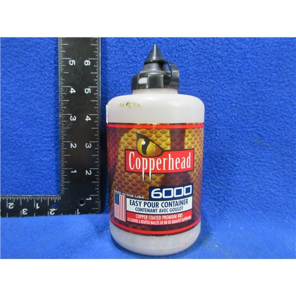 Copperhead 6000 Copper Coated .177 Cal. BB's - Approx. 3/4 Full