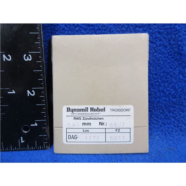 Berdan Primers - Dynamit Nobel (Pick Up or Ship by UPS Only)