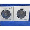 Image 2 : 9 Canadian 50 Cent Coins - 2002 x 3, 1985 x 3, 1982, 1983 and 1984
