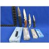 Image 1 : 4 Folding Lock Blade Knives - Frost Cutlery & Maxam - Appear Unused