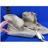 Image 1 : Native American Leather Mocassins - Sole Approx. 10" On Outside