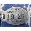 Image 3 : 3 Vintage Alberta Chauffeur Badges - 1941, 1956 and 1962