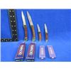 Image 1 : 4 Olympia Folding Lock Blade Knives - New Old Stock