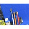 Image 4 : Lot of Misc. Gun Cleaning Supplies - Brushes, Gun Oil, Patches, Blue Remover