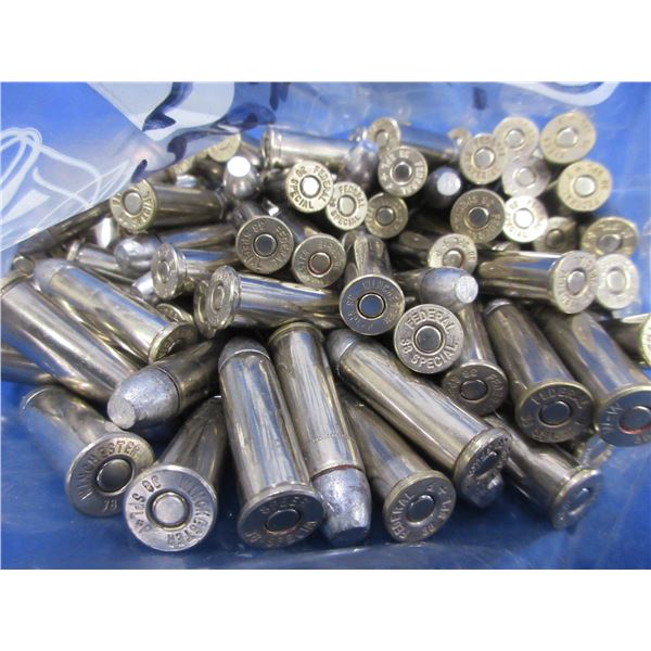 38 Spl 130gr Reloads - Bag of 100 (Pick Up or Ship by UPS Only)