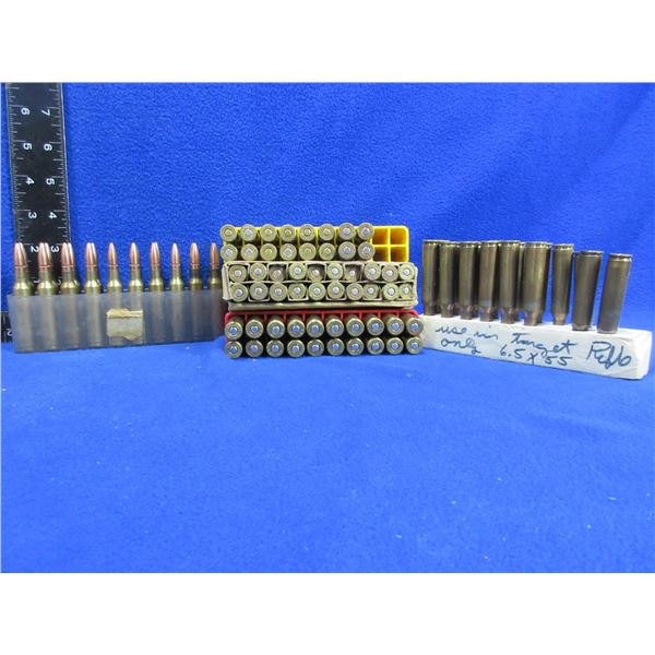 Misc. 6.5X55 Swedish Reloads (Pick Up or Ship by UPS Only)