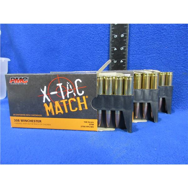 308 Win. 168gr OTM PMC Cartridges (Pick Up or Ship by UPS Only)