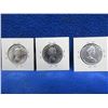 Image 5 : 3 Canadian 50 Cent Coins - 1963, 1964, 1965 - .800 Silver