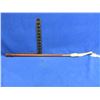 Image 1 : Leather Swagger Stick - Officer Military/RCMP - 30" Total Length
