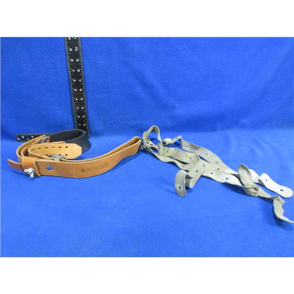 Walter Gehmann Adjustable Leather Target Sling & Leather Harness