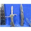 Image 2 : 3 Swiss Style Knives & 1 Folding Lock Blade Clip Knife