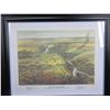 Image 1 : Framed Battle of Fish Creek Print by F.W. Curzon - Very Collectible