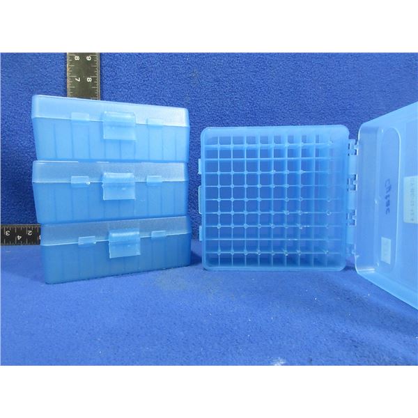 4 Empty Cytac Plastic Ammo Cases - 357 Mag/38 Spl