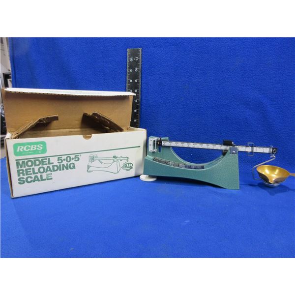 RCBS Model 5-0-5 Reloading Scale in Original Box