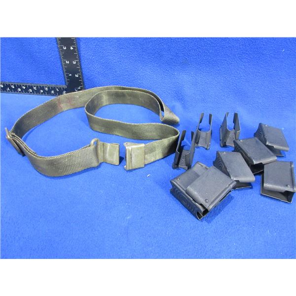 10 M1 Garand Enbloc 8 Round Clips and a Sling