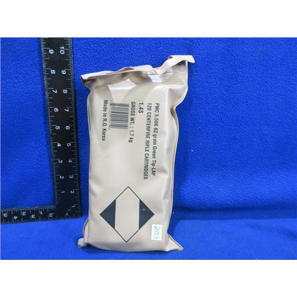 PMC 5.56K 62gr Green Tip-LAP Cartridges (Pick Up or Ship by UPS Only)