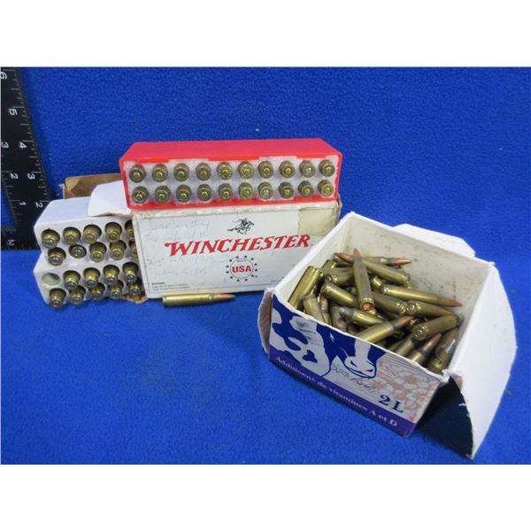 Misc. 223 Rem. Reloads - Lot of Approx. 124 (Pick Up or Ship by UPS Only)