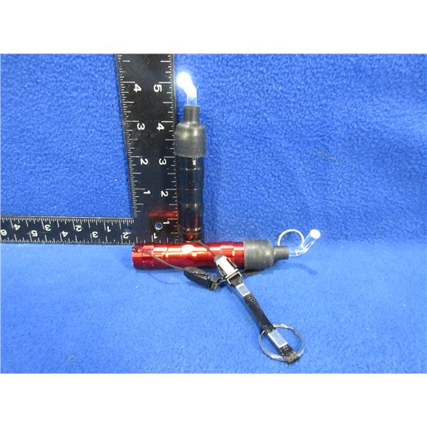 2 Bore Lights - 3W LED - Red & Black
