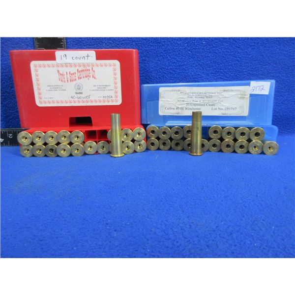 Brass Only - 40-60 Unprimed - 2 Boxes of 19