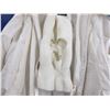 Image 2 : Unknown White Light Weight Overcoat and White Knit Balaclava