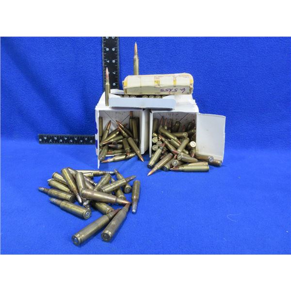 Misc. 6.5X55 Reloads - Lot of Approx. 119 (Pick Up or Ship by UPS Only)